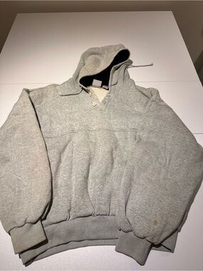 Athletic Works Heather Gray Hoodie with Black Lining